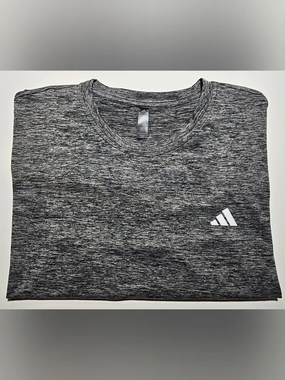 Adidas Men’s Grey Heather Performance T-Shirt